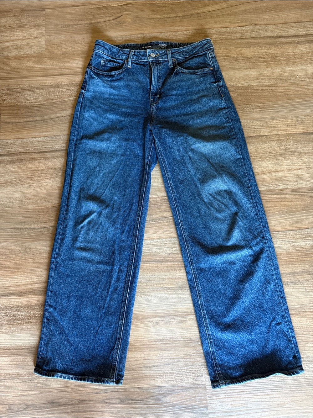Old Navy Dark Blue Wide-Leg Jeans